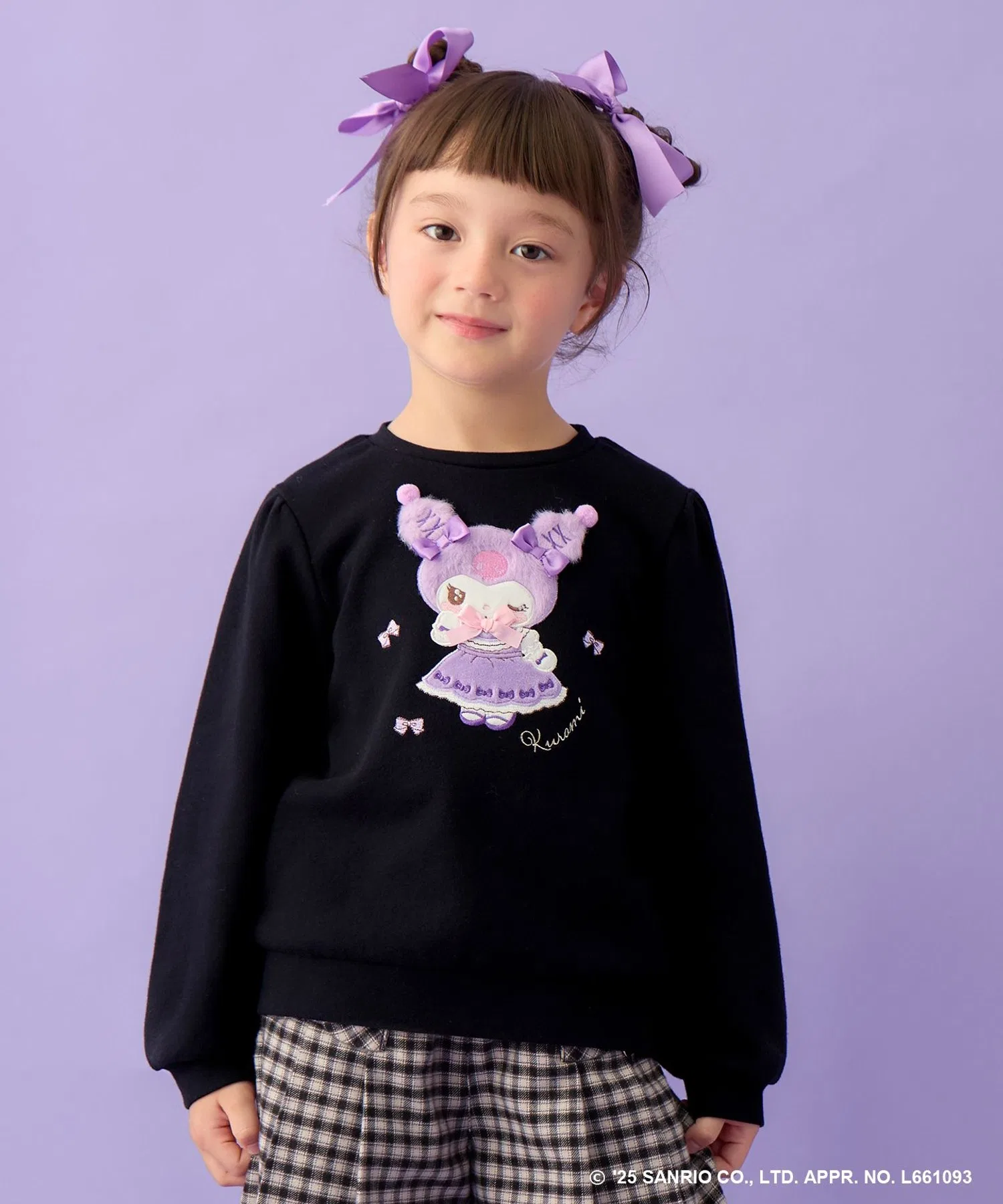 [My Melody & Kuromi x ANY KIDS] Толстовка с аппликацией