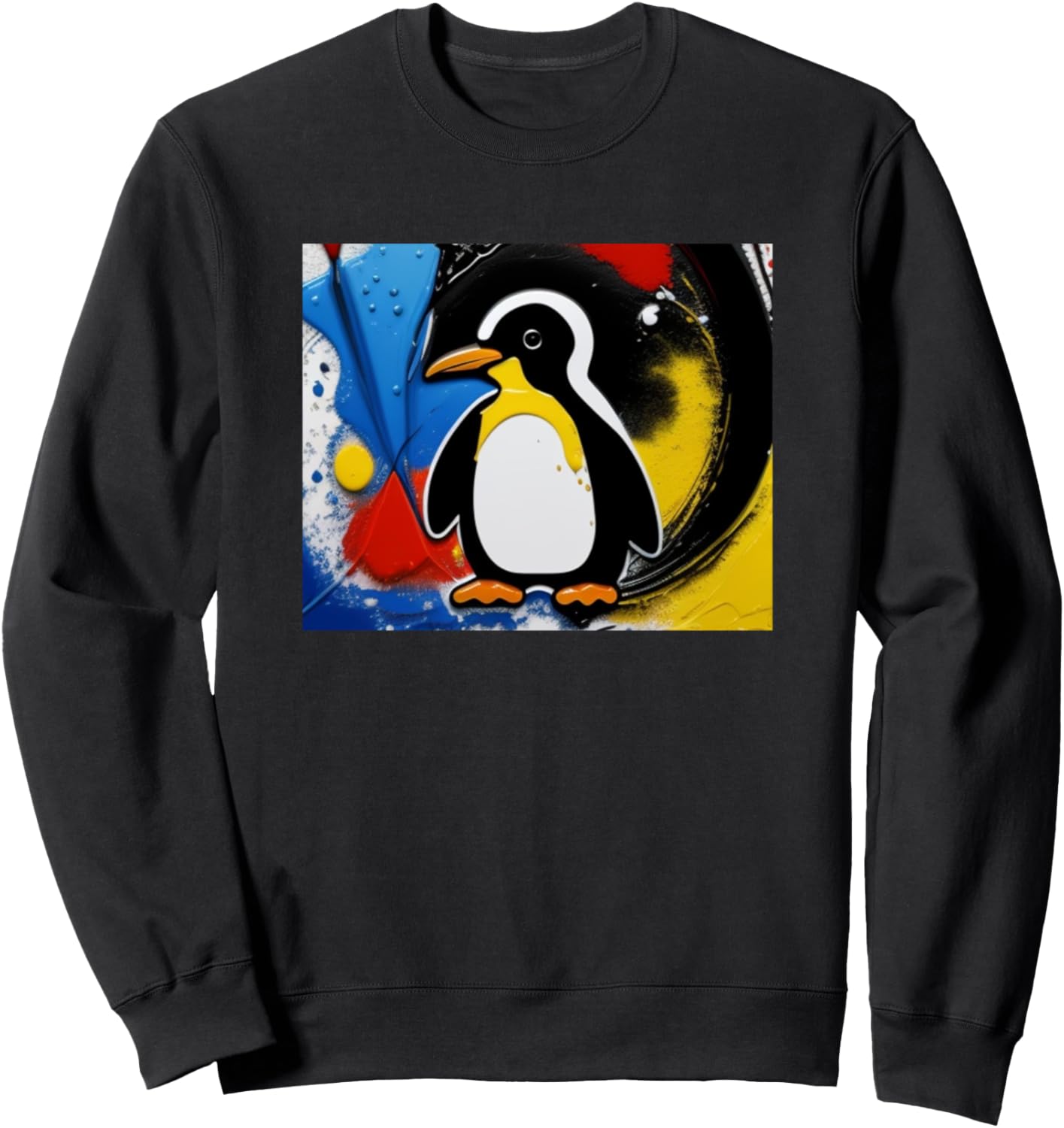 

Яркая толстовка с изображением пингвина для любителей пингвинов Penguin - Animals Women Girls Kids Men Boys Gift, черный
