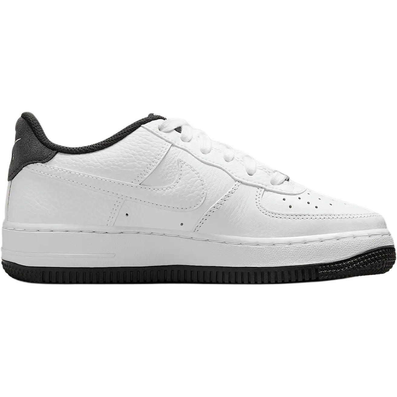 Кроссовки для скейтбординга Air Force 1 Lv8 Slip Resistant Abrasion Resistant низкие детские белый/черный Nike, белый/черный — фото 3
