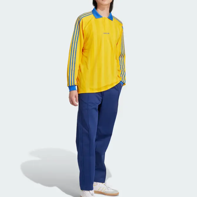 Рубашка поло мужская Crew желтая Adidas, желтый — фото 2