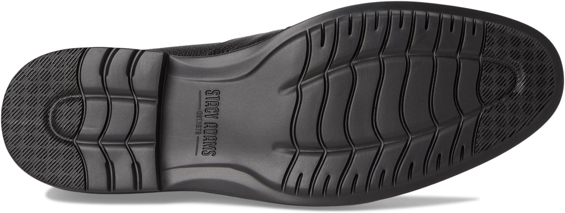Лоферы Stacy Adams Todridge Moc Toe Slip-On Loafer, цвет Black Tumble — фото 3