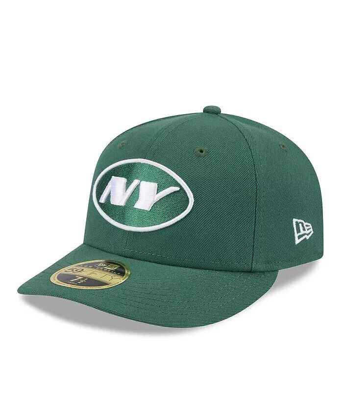 

Мужская зеленая приталенная шляпа New York Jets Omaha Low Profile 59FIFTY New Era, зеленый
