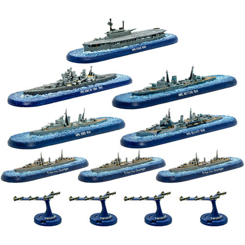 

Миниатюра Warlord Games Victory at Sea: British Starter Set - Royal Navy Fleet