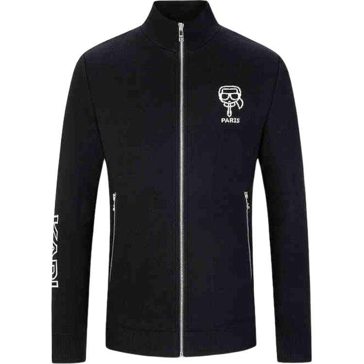 

KARL LAGERFELD / Karl Lagerfeld Jeans KARL LAGERFELD Вязаный свитер мужской черный