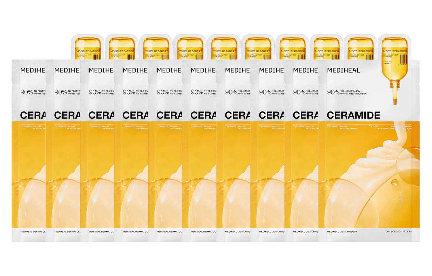 

MEIDIHUIER увлажняющая восстанавливающая маска для лица с церамидами, увлажнение и питание, 10 штук MEDIHEAL