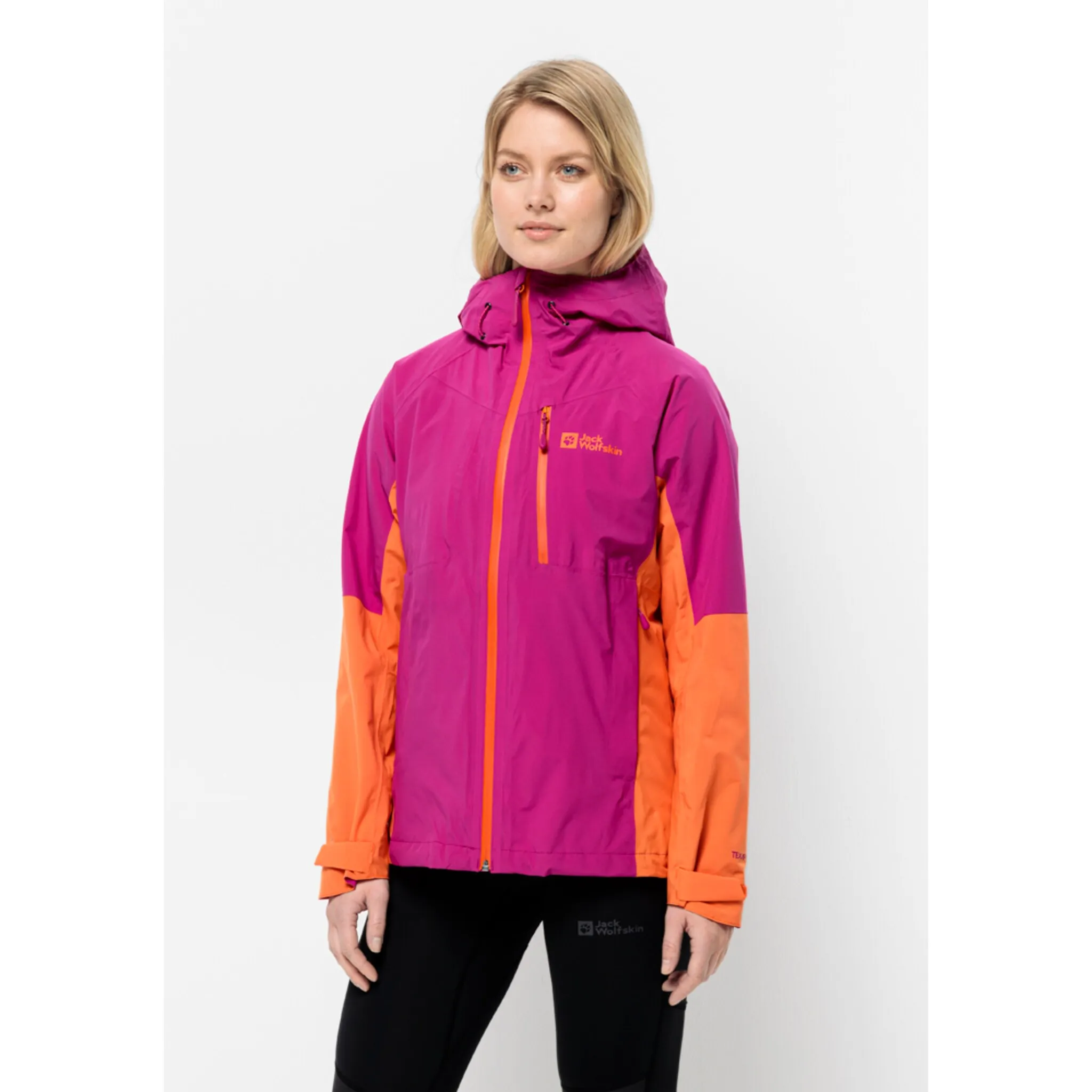 

Функциональная куртка Jack Wolfskin "EAGLE PEAK 2L JKT W", с капюшоном, цвет New-Magenta