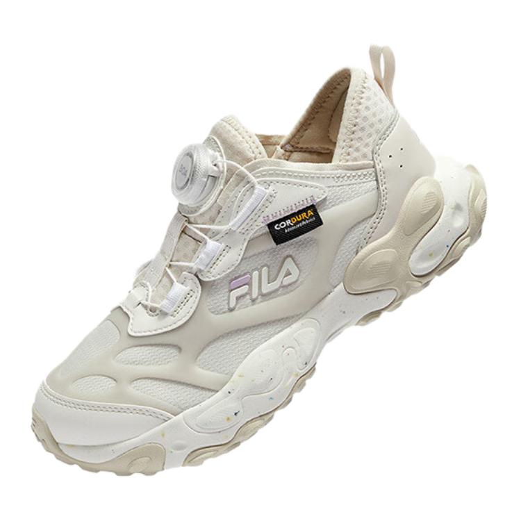 FILA KIDS Детские кроссовки для улицы с противоскользящей подошвой и износостойкой поддержкой, белые, серые, подростковые — фото 2