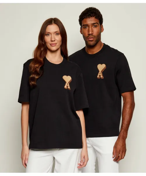 

Футболка Regular fit Ami Paris, черный