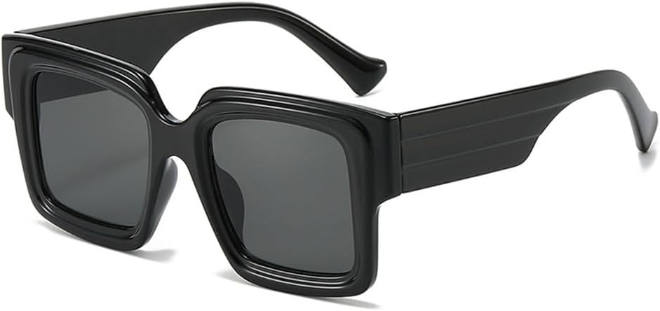 

Большие двухцветные женские модные солнцезащитные очки в стиле ретро с градиентом, защита от УФ-излучения UV400, модные мужские солнцезащитные очки HVTVTLA, Black Gray