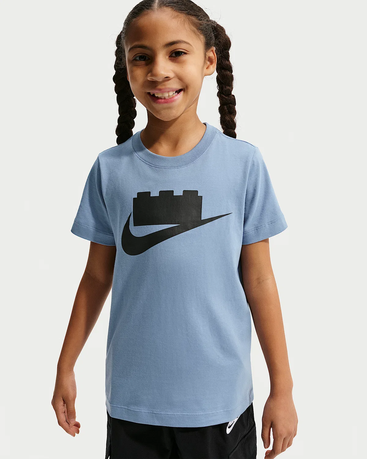 Детская футболка с логотипом Nike x LEGO® Collection, Work Blue — фото 2