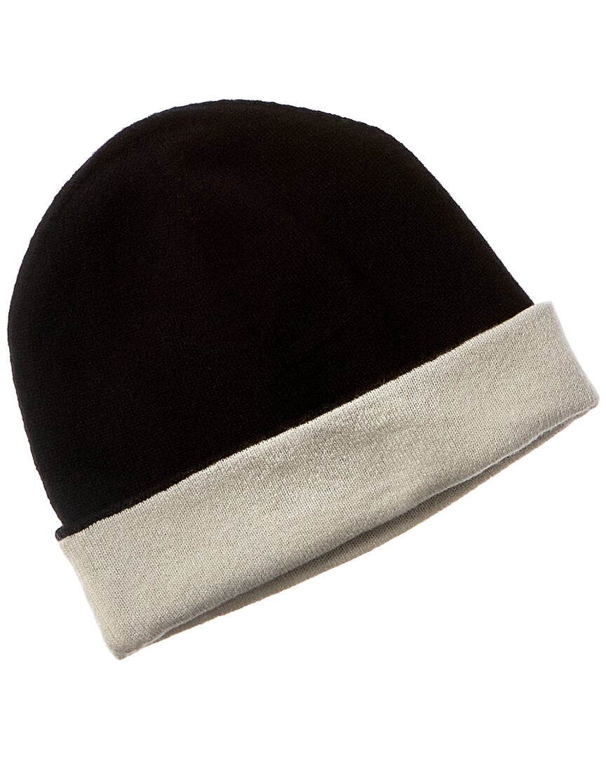 

Forte Cashmere Базовая двусторонняя кашемировая шапка, черный