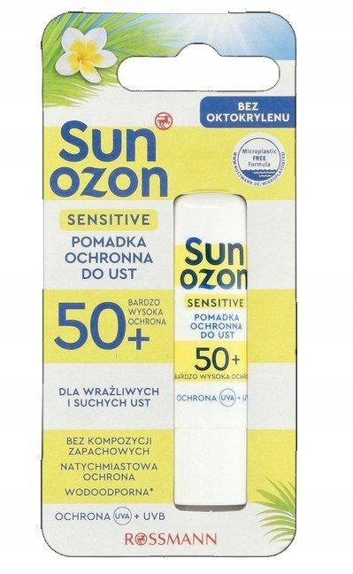 

SUNOZON sun ozon Sensitive ЗАЩИТНАЯ губная помада для губ ВОДОСТОЙКАЯ SPF 50