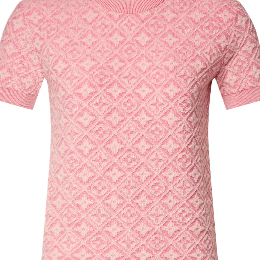 Свитер Louis Vuitton Monogram SS26 розовый — фото 4