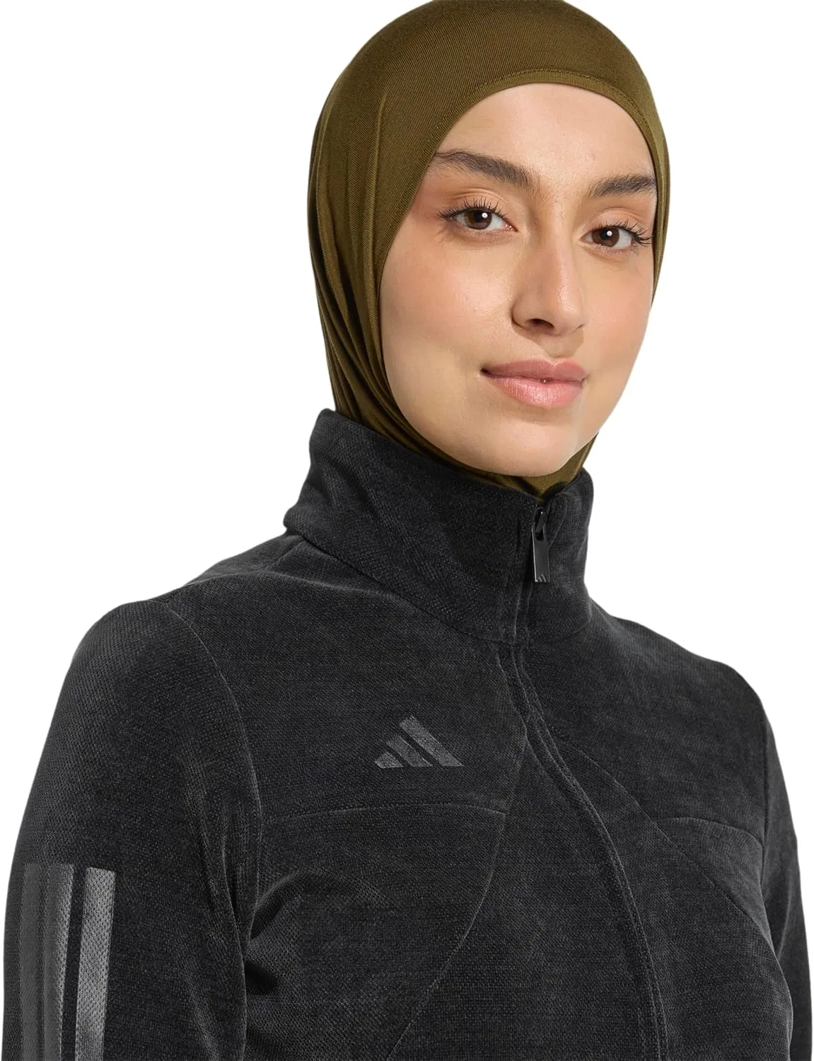 Женская куртка для активного отдыха, velour, adidas, черный — фото 4
