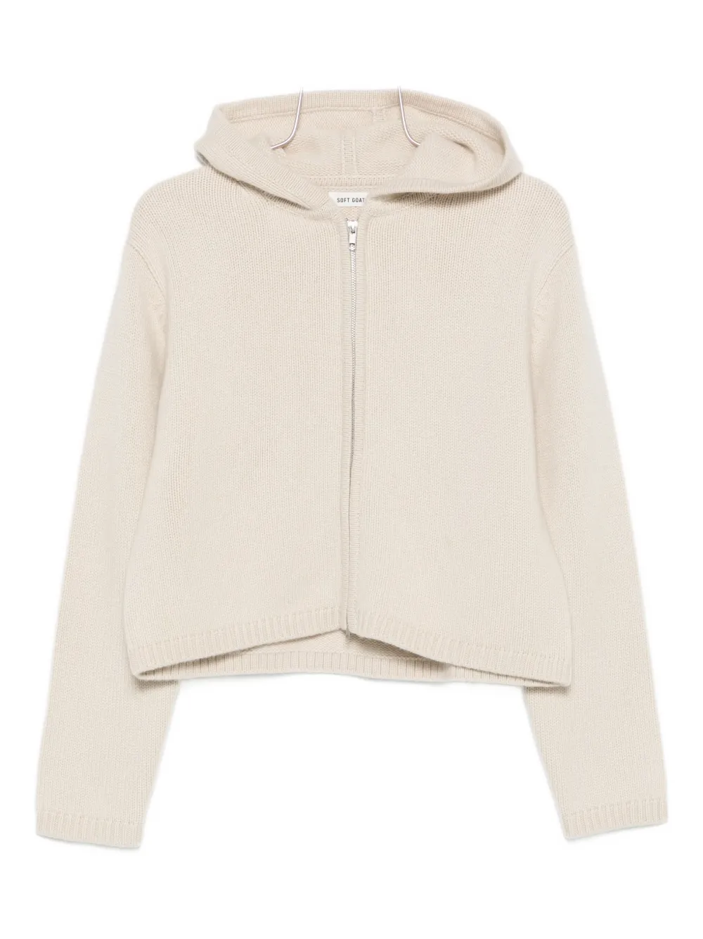 

Вязаная толстовка на молнии Soft Goat, нейтральный