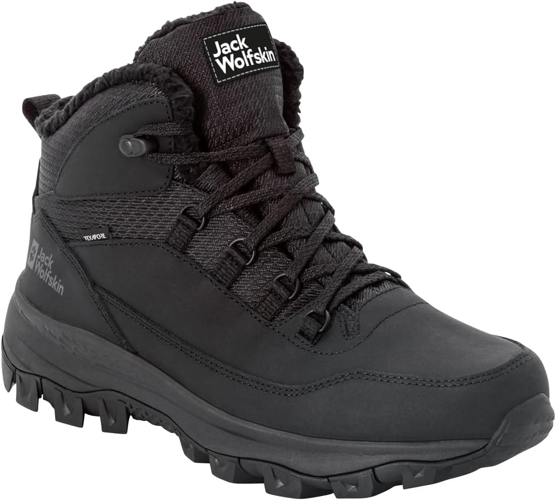Мужские ботинки Jack Wolfskin Everquest Texapore Mid M, черный — фото 4