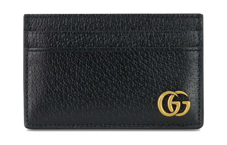 GG Marmont Кожаный Кардхолдер Мужской Черный GUCCI — фото 2