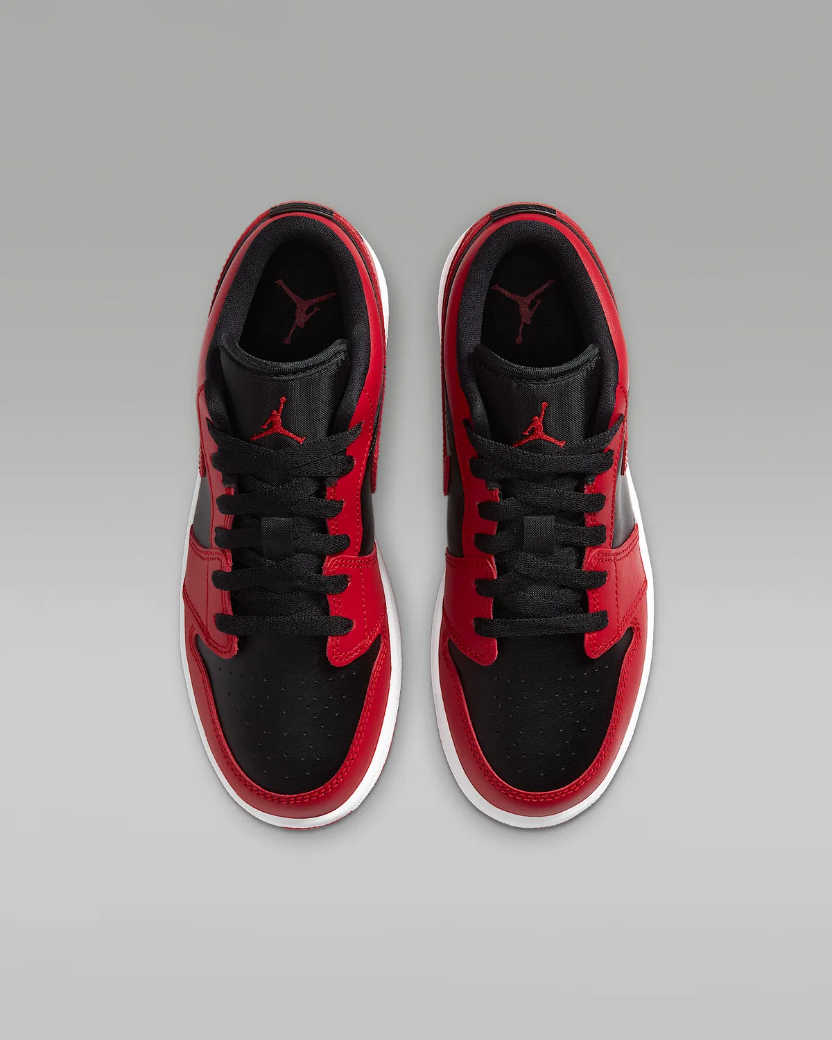 Кроссовки Air Jordan 1 Low для детей старшего возраста, Gym Red/White/Black — фото 4