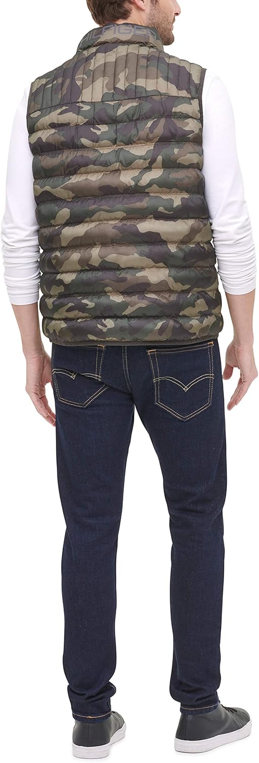 Легкая мужская куртка-пуховик Tommy Hilfiger (стандартная, большая и высокая), Camouflage — фото 2