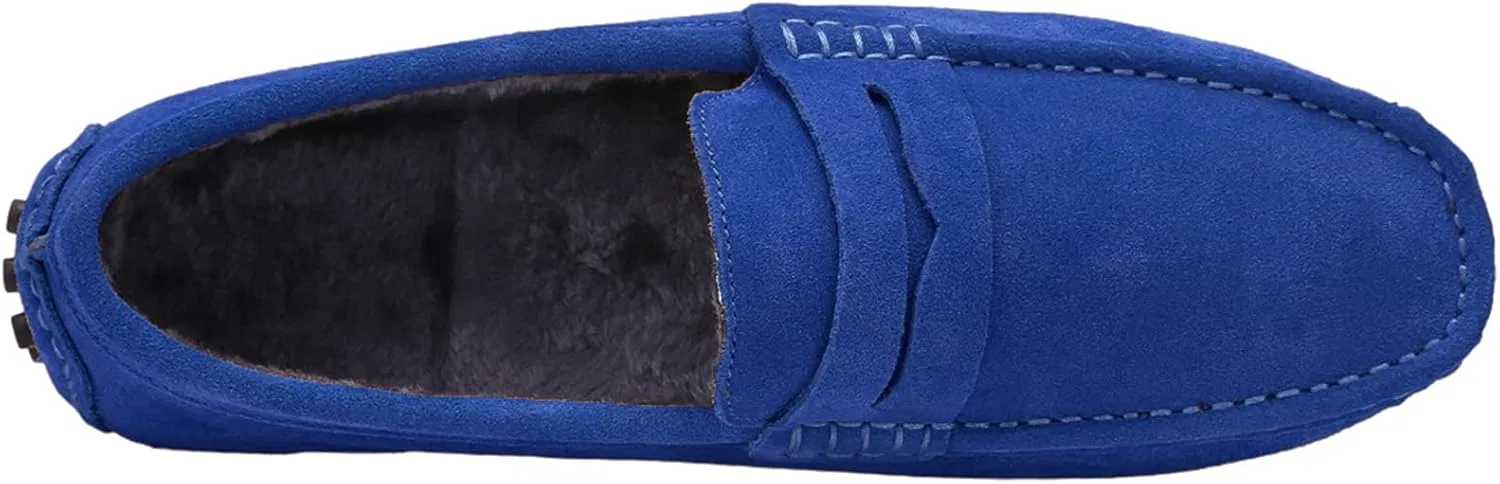 Лоферы мужские ANUFER Penny Loafers, королевский синий — фото 3