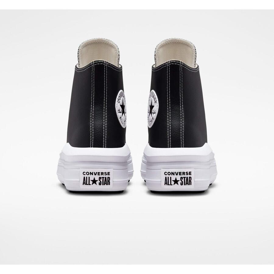 Кроссовки Converse Chuck Taylor All Star Move на платформе, черные, унисекс — фото 4