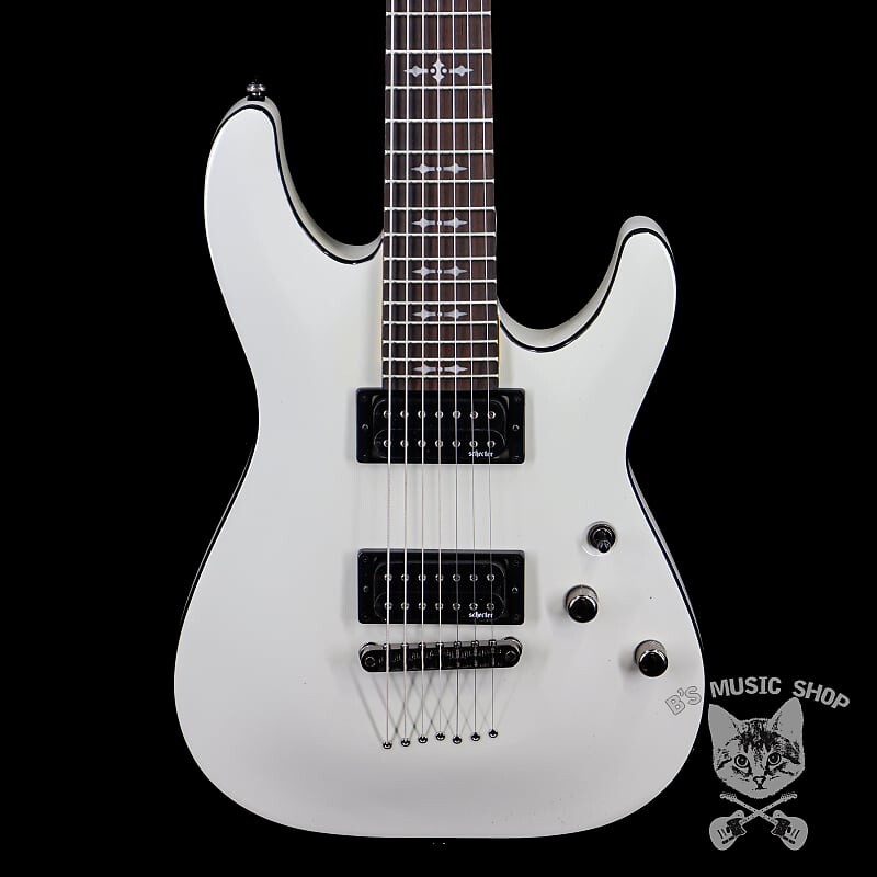 

Электрогитара Schecter Omen-7 in Vintage White