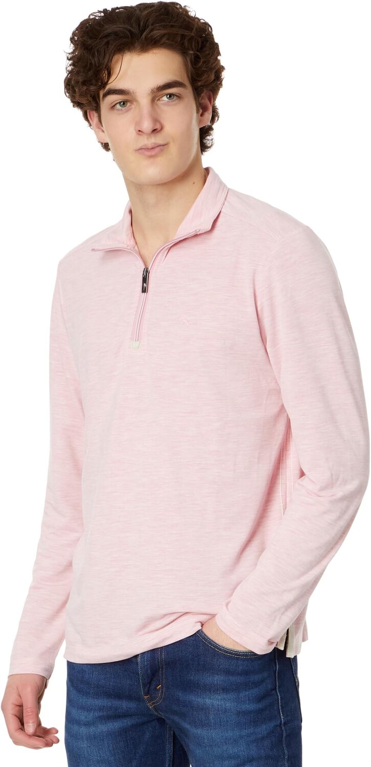 

Толстовка Tommy Bahama New Coasta Vera Half Zip, цвет Pink Confetti