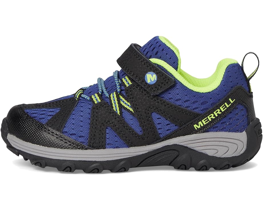 Детские треккинговые ботинки Merrell Ridge Trek (Little Kid/Big Kid) Merrell Kids, Black/Blue — фото 4