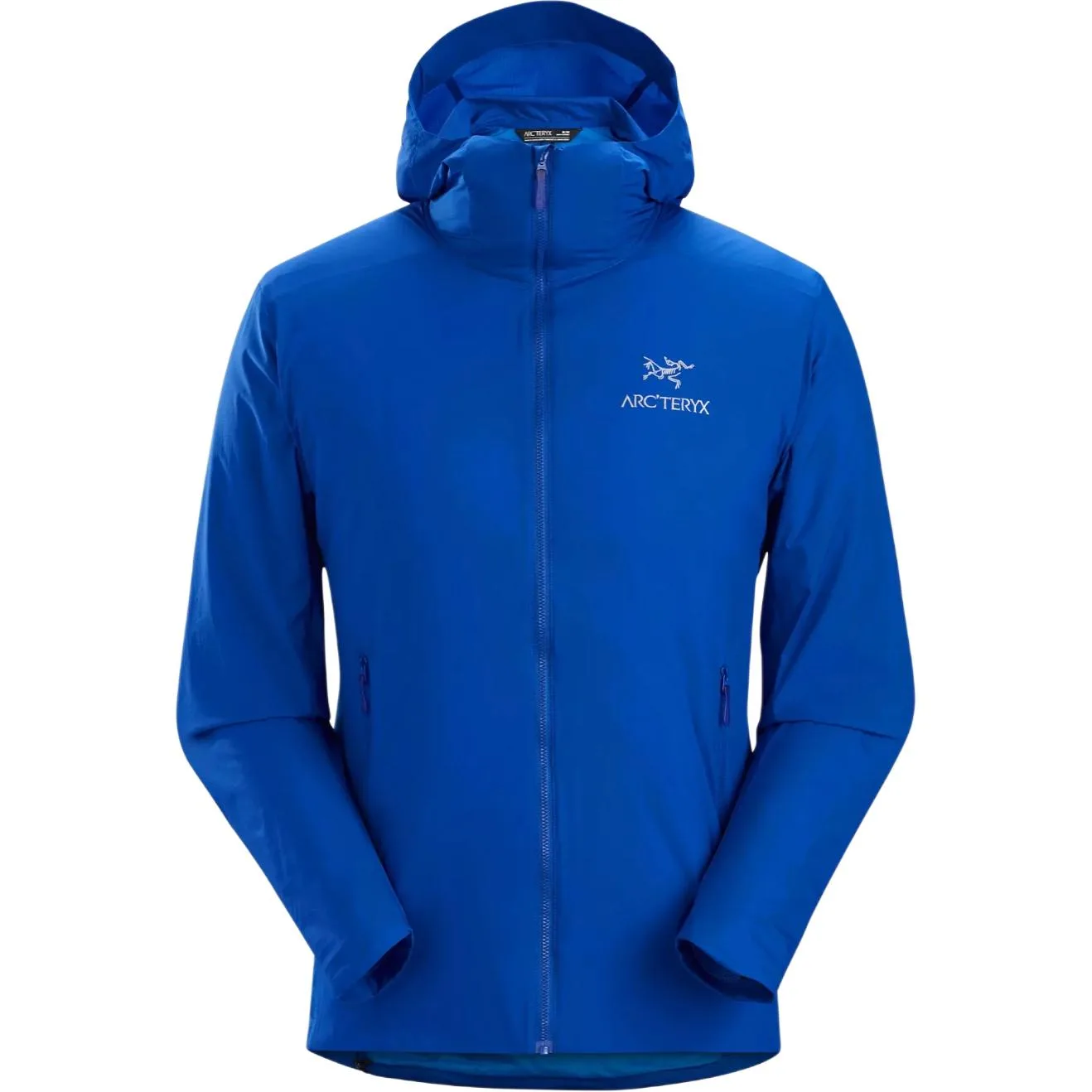 Куртка Arc'teryx Atom с капюшоном, Ultramarine Blue/Vitality