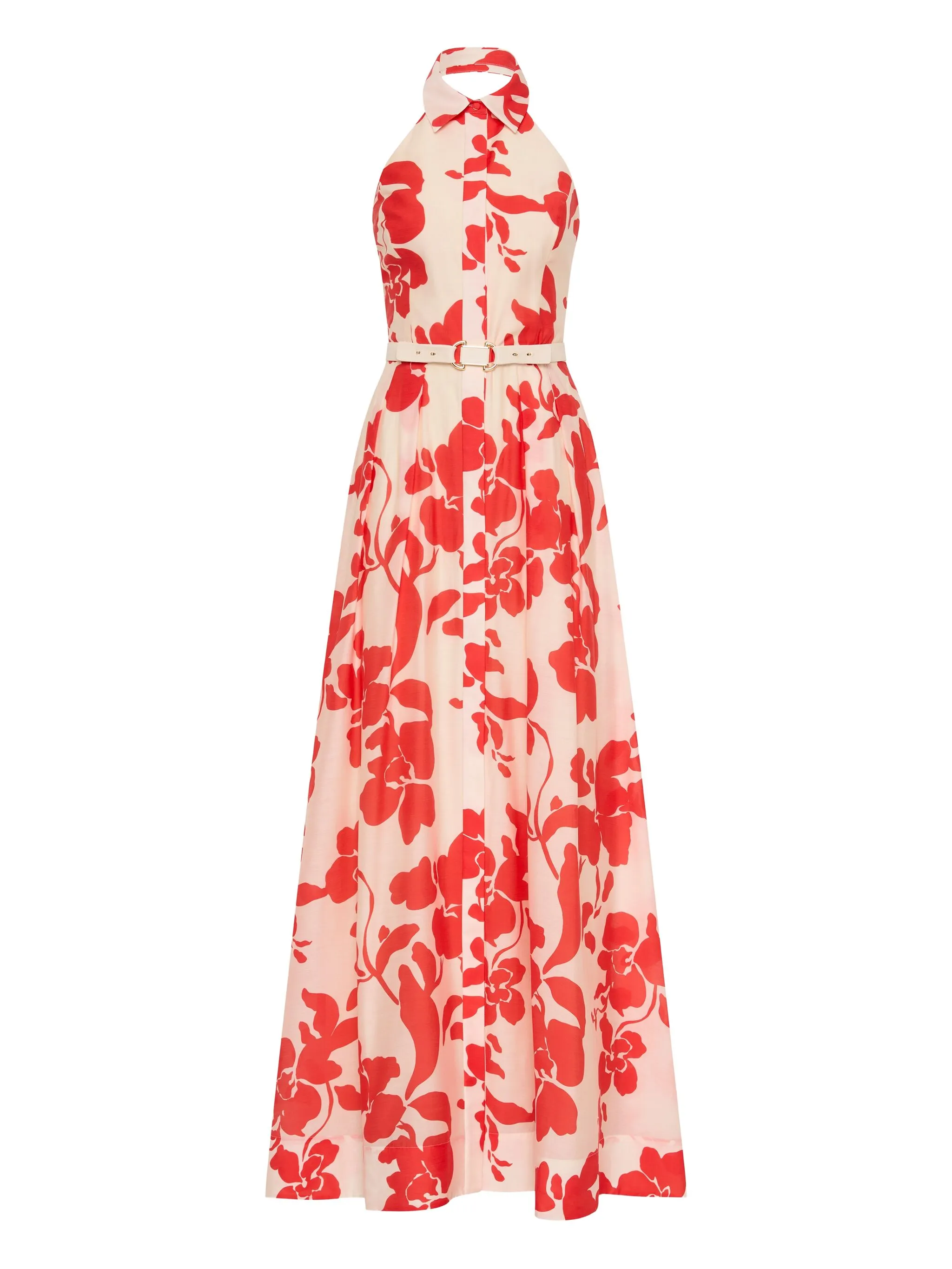 

Платье макси Artemisa с цветочным принтом Rebecca Vallance, белый