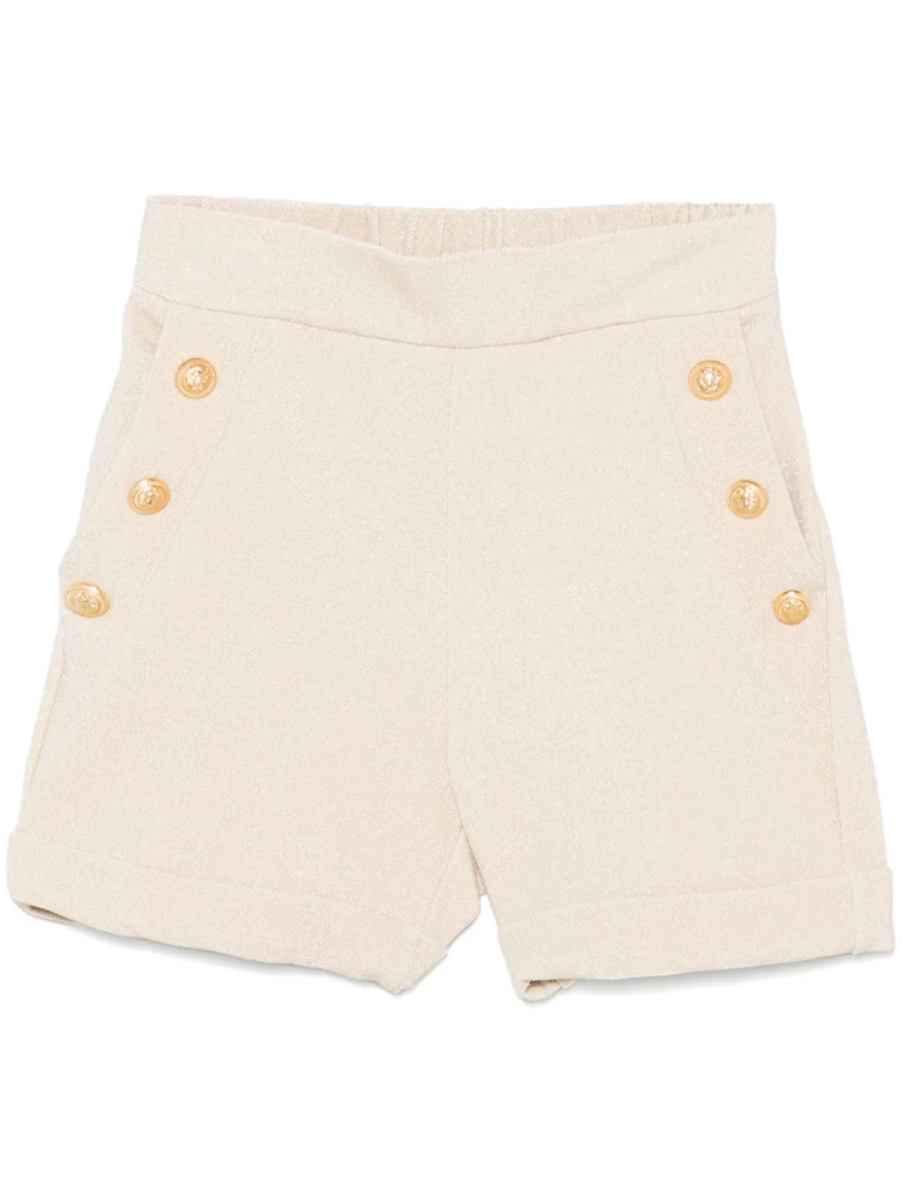 

Шорты с люрексом Balmain Kids, нейтральный