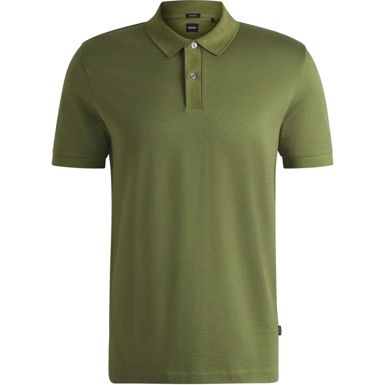 

Boss Button детализированная короткая поло HUGO BOSS, зеленый