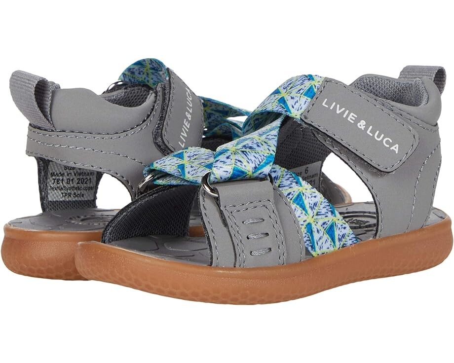

Сандалии Livie & Luca Ziggy, цвет Grey Triangle Print