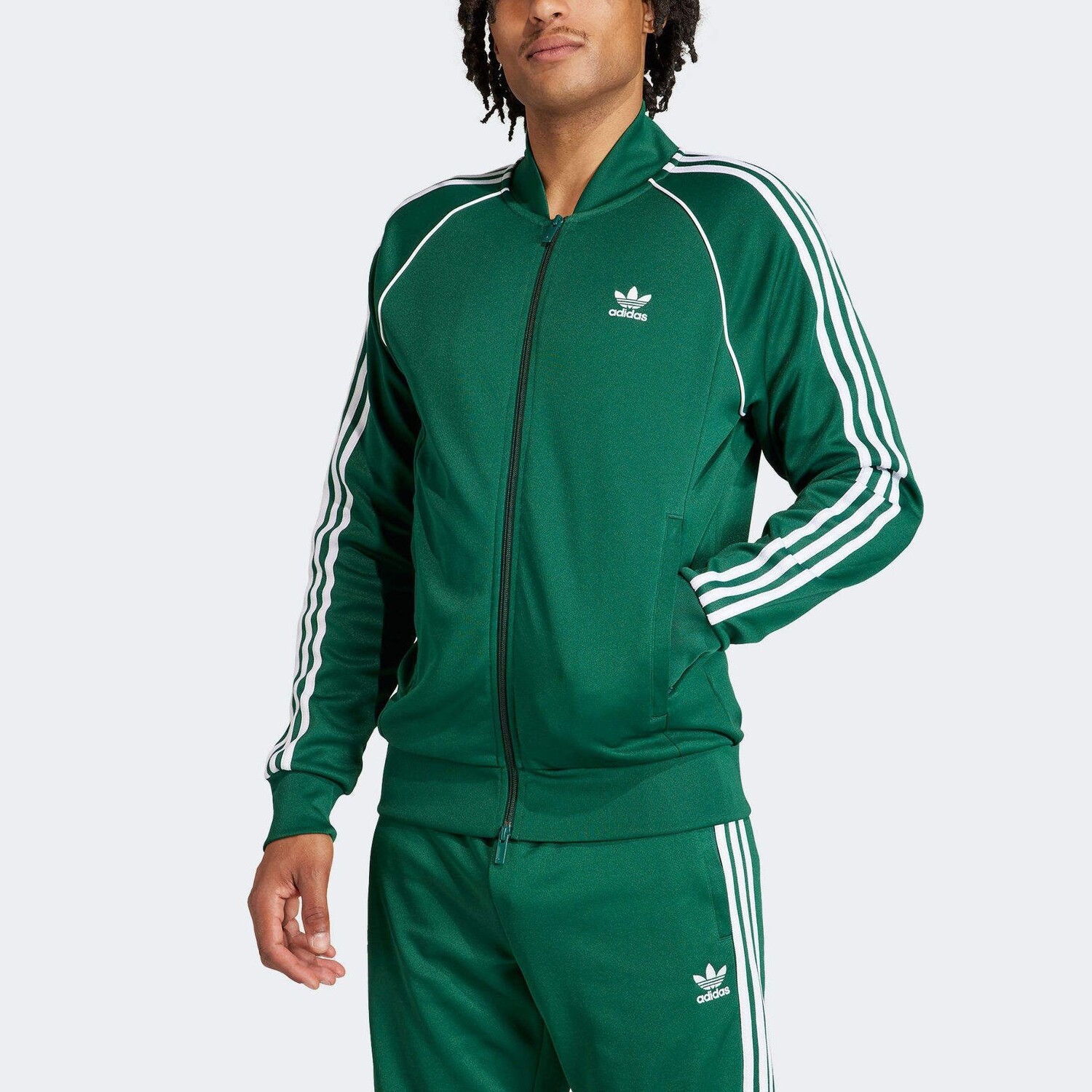 Adidas Originals Мужская бейсбольная майка, цвет Green — фото 2