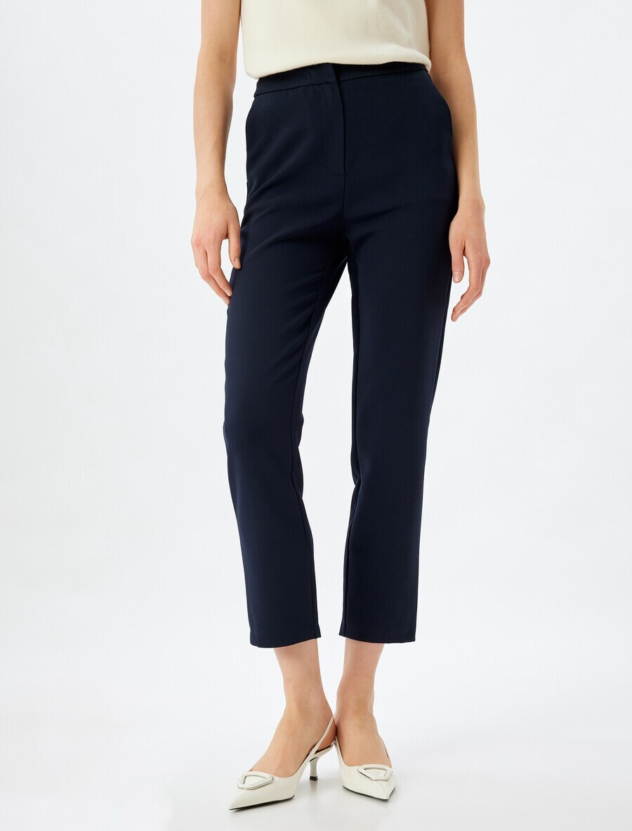 

Тканевые брюки Koton Regular Pants, морской синий
