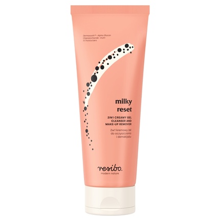 

Гель для очищения и снятия макияжа Milky Reset Creamy 2-в-1, 100 мл Resibo