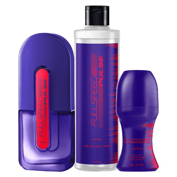

Avon, Full Speed Pulse, набор косметики, 3 шт.