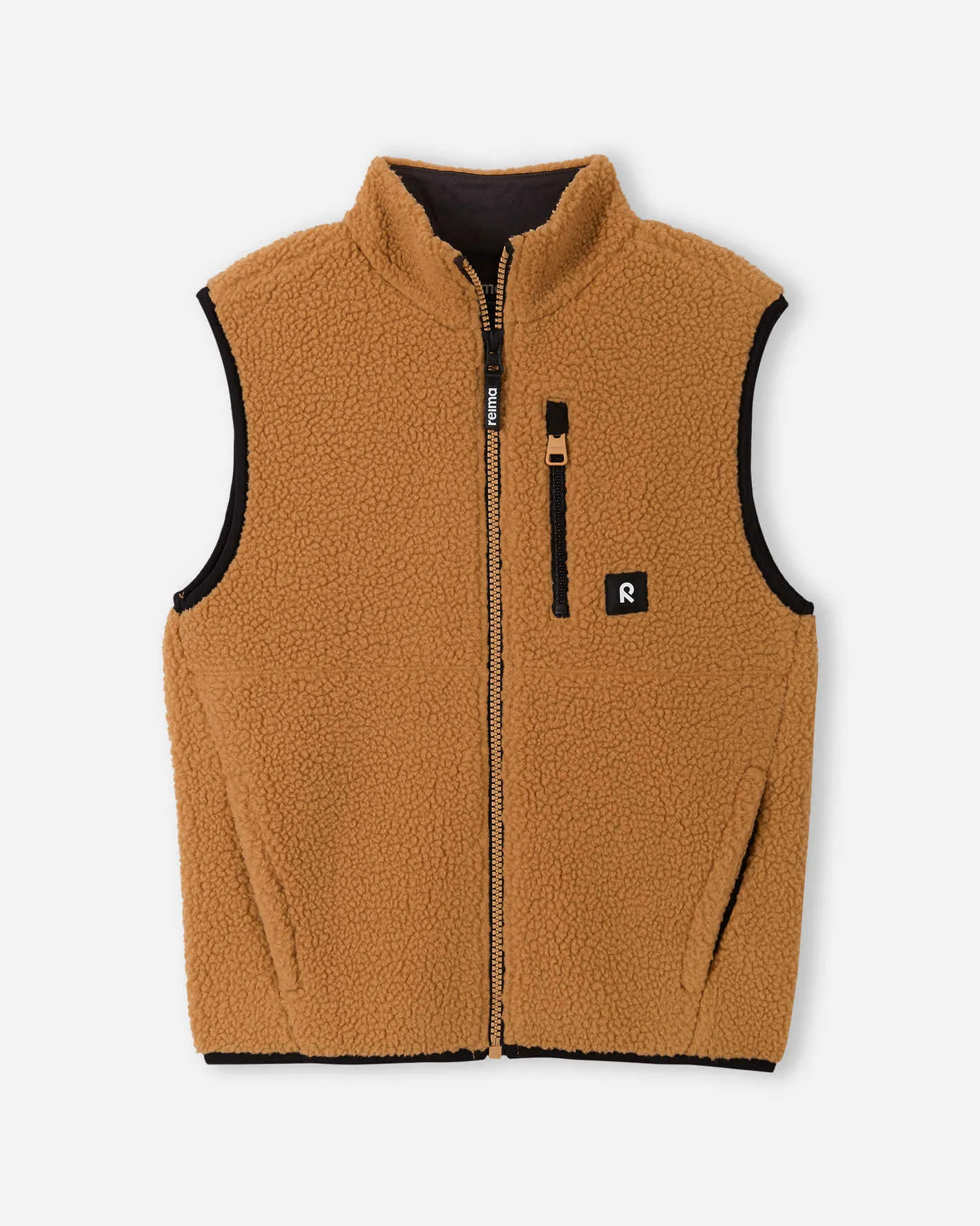 

Детский флисовый жилет Turkis Reima, цвет Peanut Brown