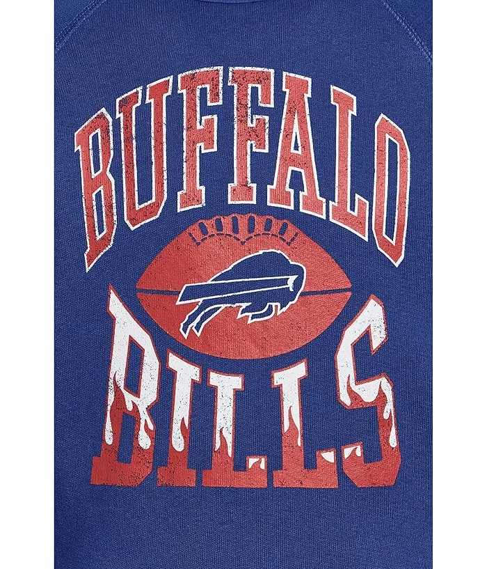 Флисовая толстовка реглан Buffalo Bills Junk Food Clothing Kids, Liberty — фото 3