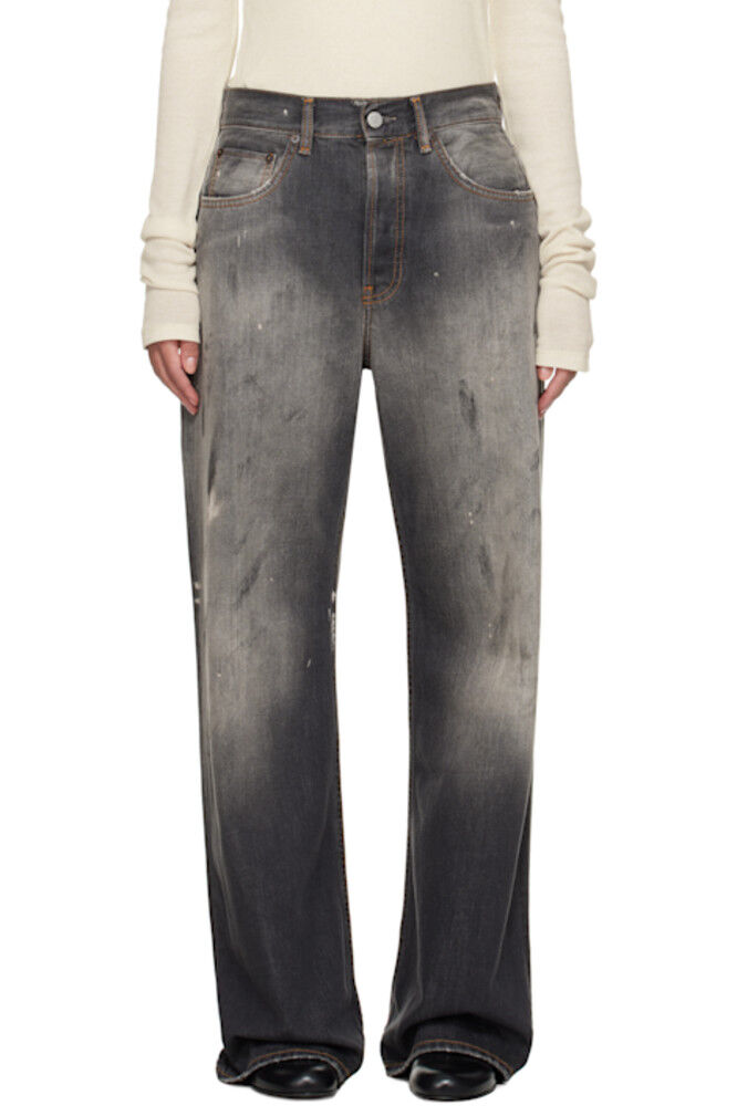 

Черные свободные джинсы Acne Studios