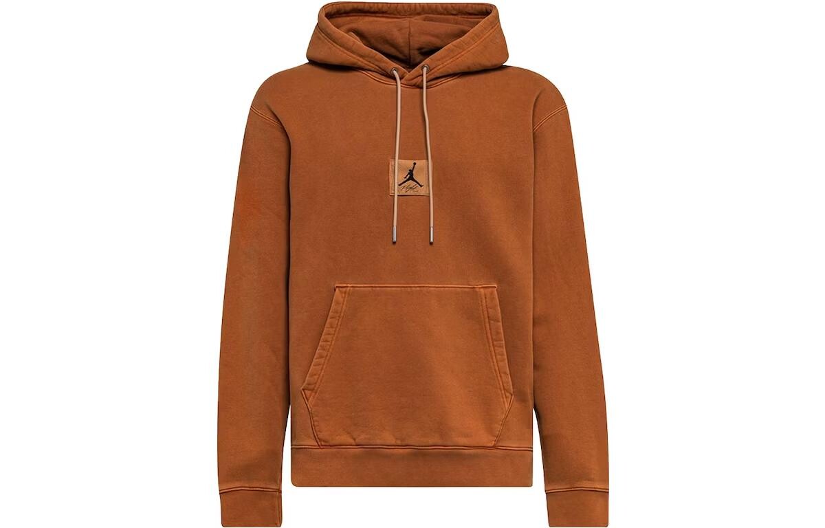

Толстовка с капюшоном Flight Heritage Washed Fleece Jordan, цвет Dark russet