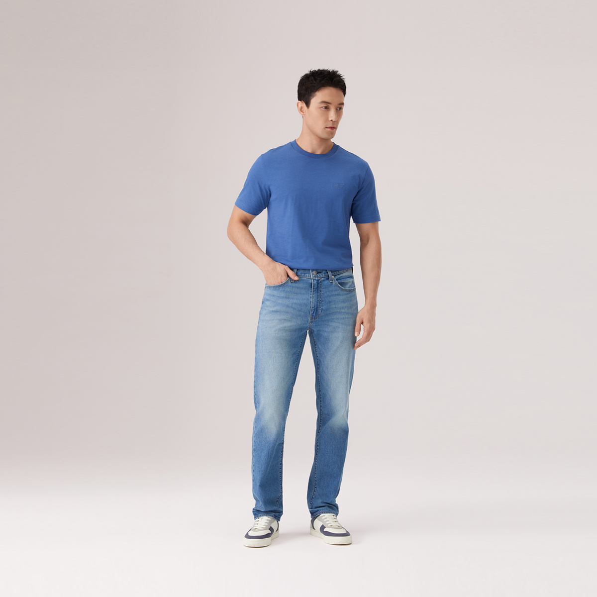 Levis Футболка Unisex Blue Crew Neck — фото 4