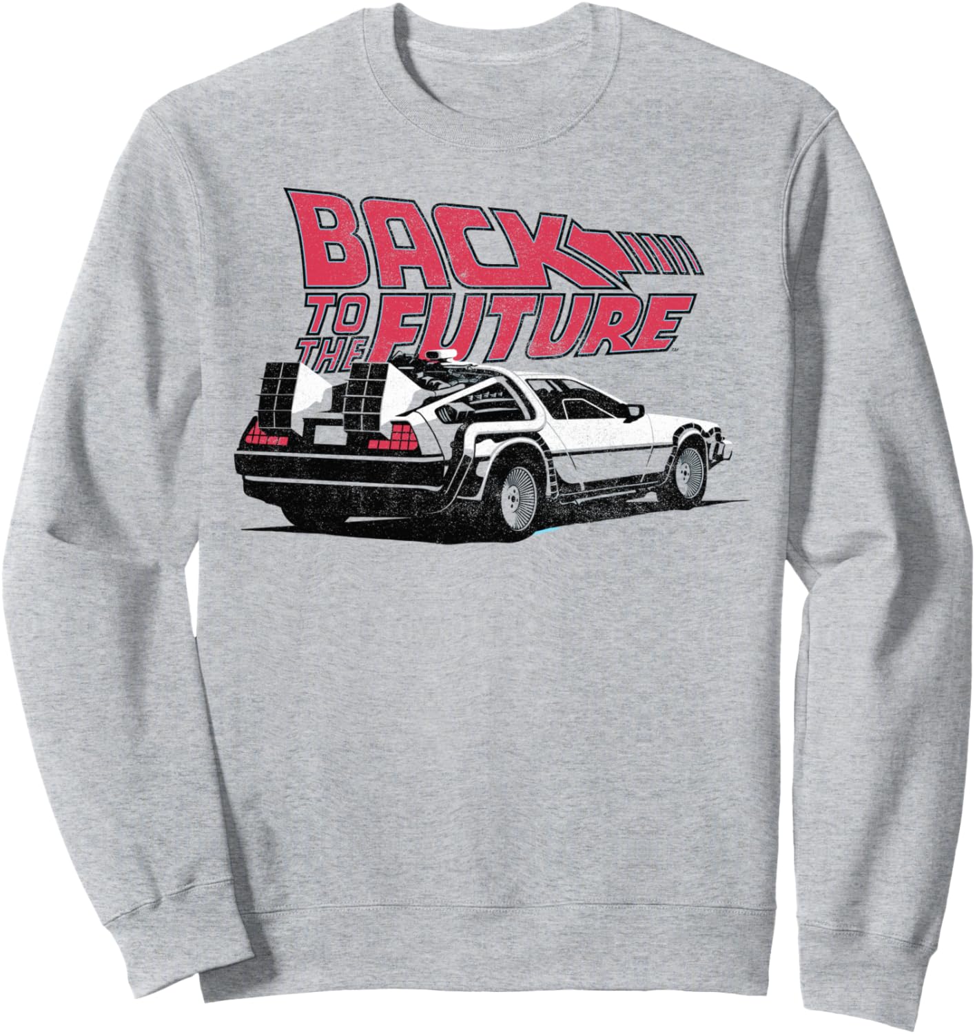 

Толстовка «Назад в будущее» с изображением автомобиля Delorean, серая, размер S Back To The Future