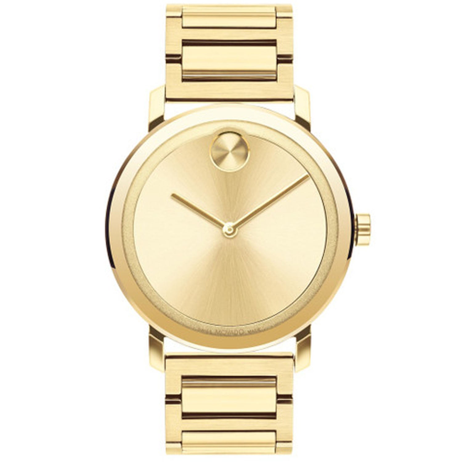 

Женские часы Movado с ярким золотым циферблатом, золотой