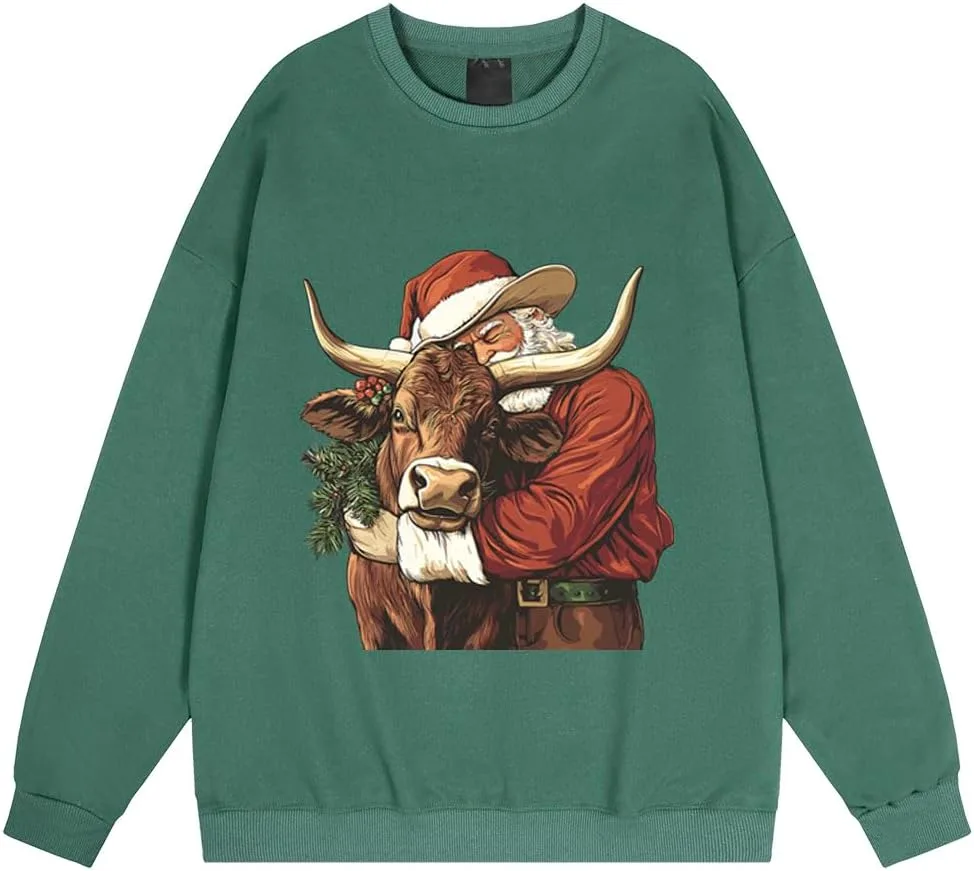 

Толстовка Cowboy Santa с длинным рукавом Kzggs