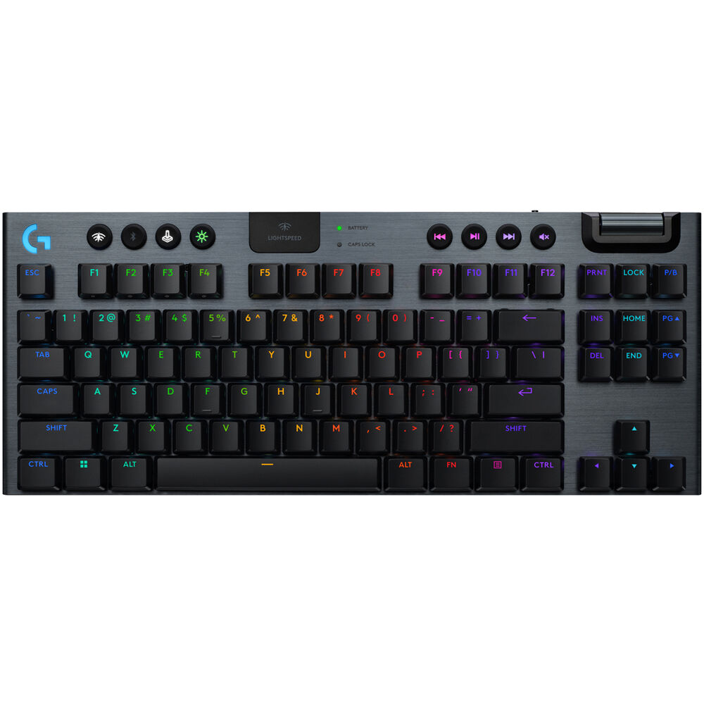 

Беспроводная механическая игровая клавиатура Logitech G G915 X LIGHTSPEED TKL LP с RGB-подсветкой (Carbon, GL Clicky)