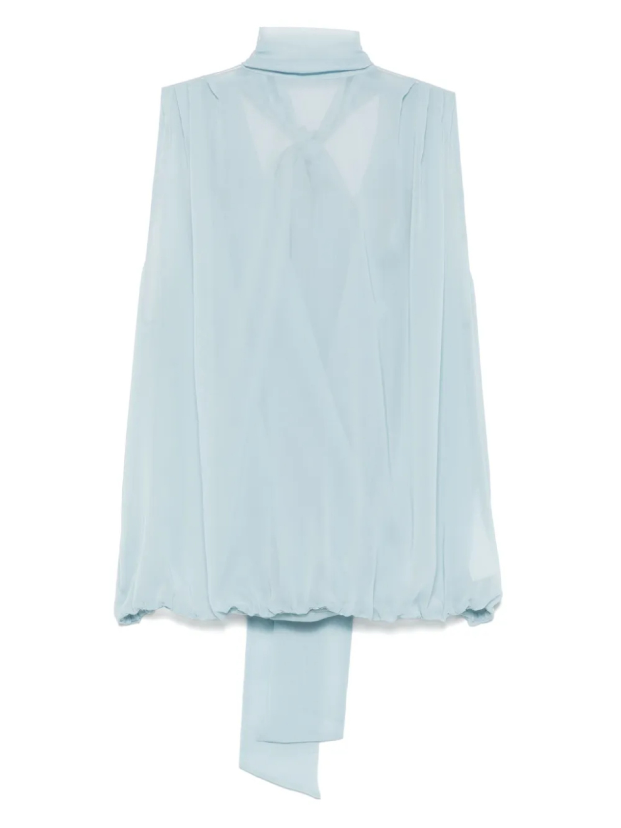 

Blumarine топ с шарфом, синий