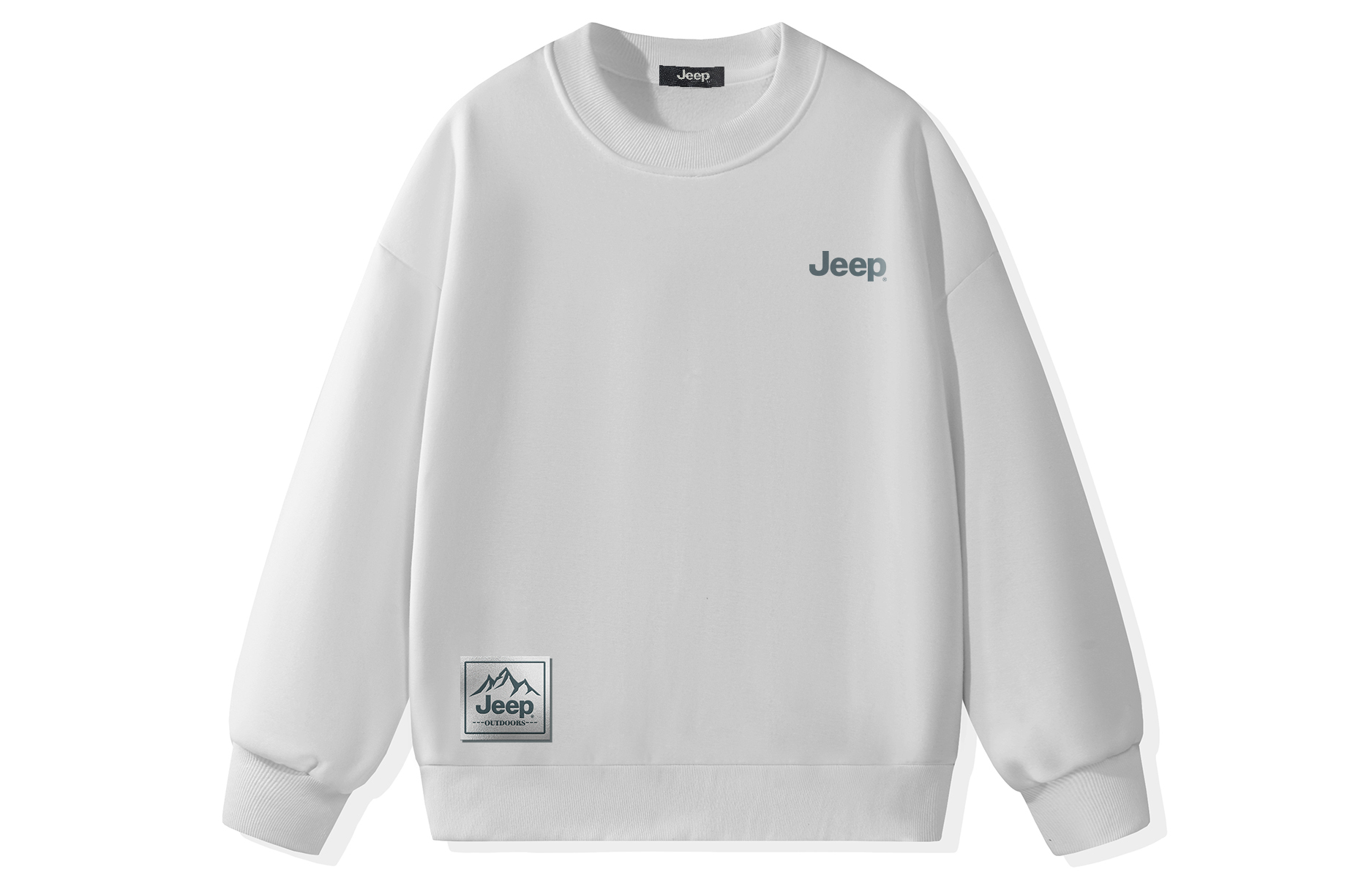 

Толстовка с длинными рукавами унисекс Jeep, Coffee (Fleece-Lined)