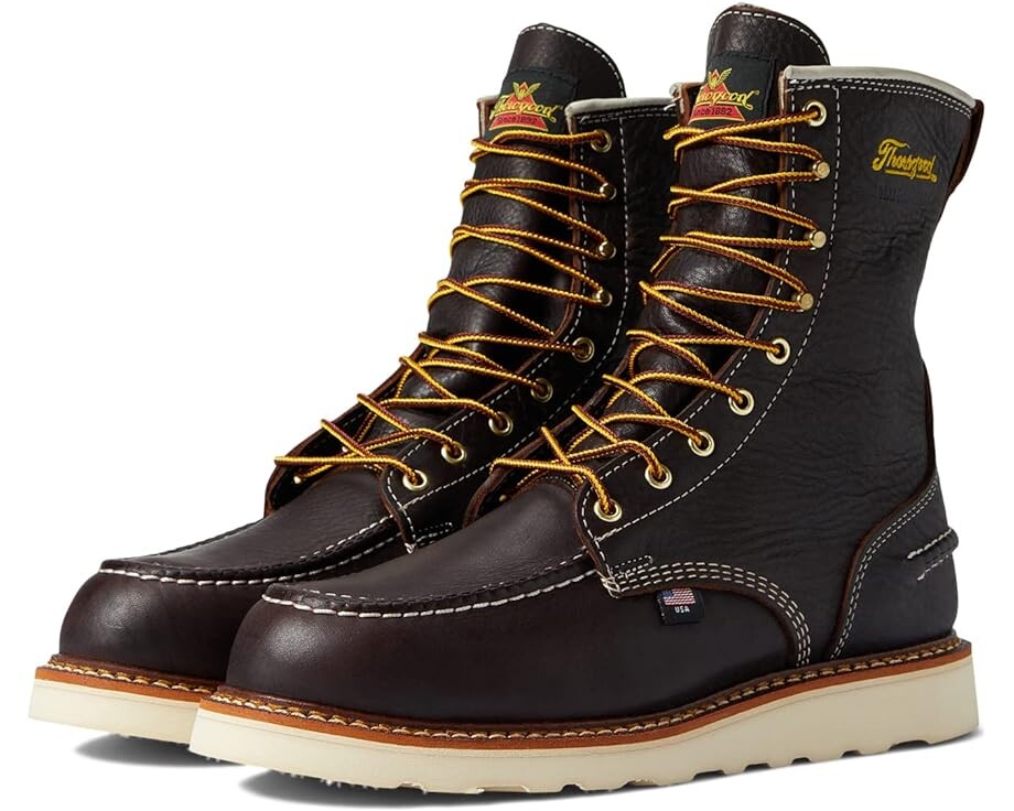 

Ботинки Thorogood American Heritage 8" Moc Toe Waterproof, цвет Briar Pitstop