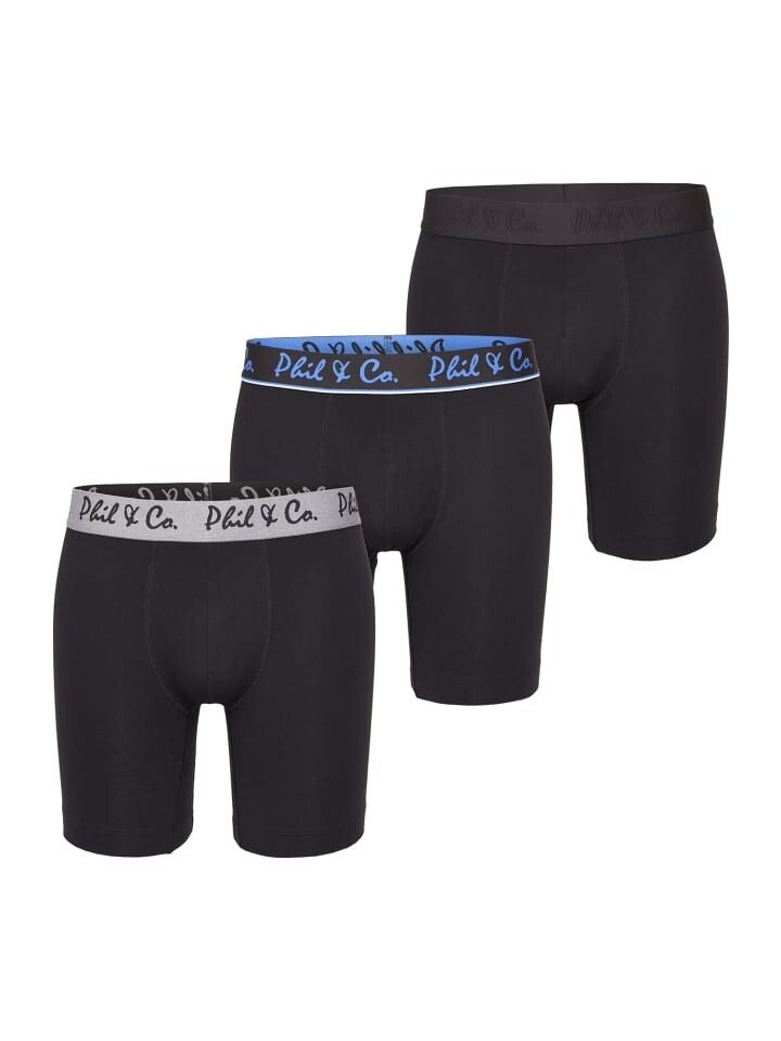 

Боксерские трусы Phil & Co. Berlin, цвет 6/longboxer/black